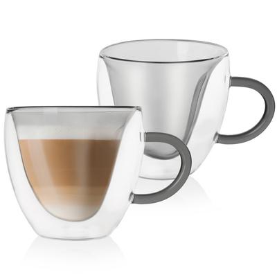 Double-Walled Thermal Glasses For Coffee And Tea Double 280 Ml 2 Pcs.