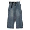 Vintage Wash Japanese Korean Wide Leg Jeans Women's Y2K Spring 2023 Couple Loose Drop Straight Leg Floor Length Cargo Jeans