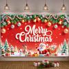 Christmas Decor Christmas Tree Merry Christmas Banner Winter Celebration Red Theme For Holiday Celebration Winter Event Office