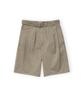 Beulaunyadeu Belted Half Pants, Dark Beige
