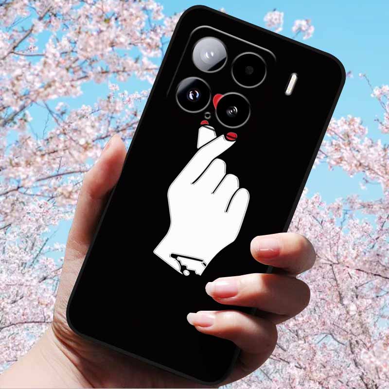 For Xiaomi 15 Pro 5G 6.73"Cases 3D Relief Soft Silicone Cover Retro Embossed for Xiaomi 15 5G Phone Mi 15pro 15 3D Soft TPU Case