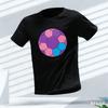 Fashion Stripe 3D Color Blocking Print Men's T Shirt Summer Casual O-neck Loose Tops Outdoor Running Fitness Sports Short Sleeve