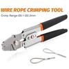 Wire Rope Crimping Tool - Swager and Crimper for Fishing Lines and Aluminum Crimping Loop Sleeves Up To 2.2mm Pliers
