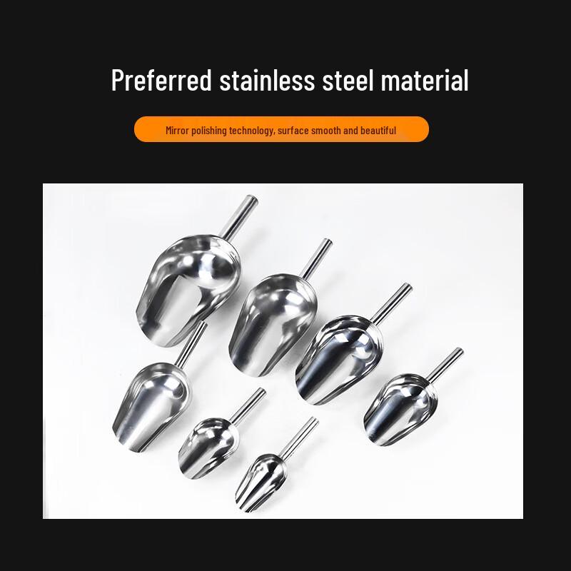 Commercial 201 Stainless Steel Food Scoop