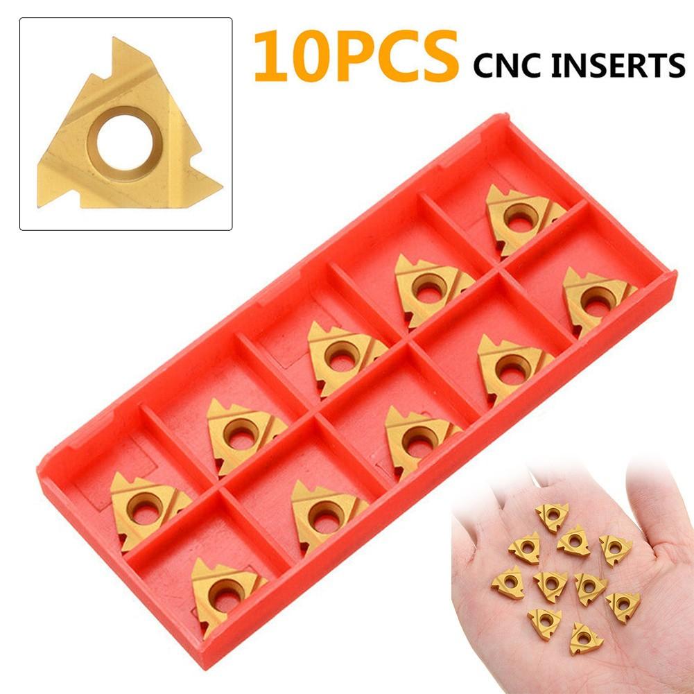 10pcs 16ER AG60 External Thread Carbide Inserts Blade Lathe Turning Tools