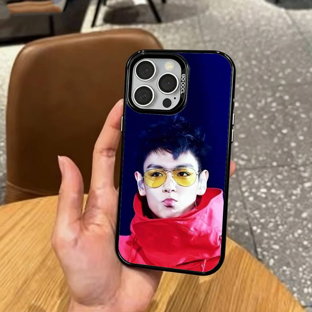 T.O.P C-Choi S-Seung H-Hyun Rapper Phone Case For iPhone17,16,15,14,13,12,11 Plus,Pro Max Colored Silver Plated Inside Cover