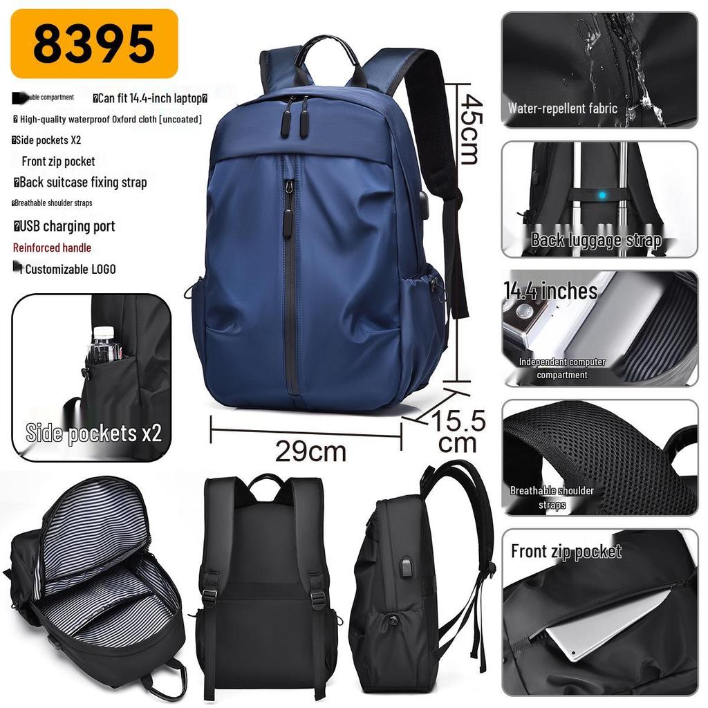 Men's Lightweight Large Capacity Travel and Laptop Backpack, Ideal for High School or College Students