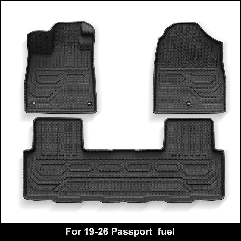 Eco-Friendly TPE Floor Mats for 2019-2026 Honda Passport – Includes Trunk Mats