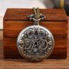 DAD Pocket Watch Father Gift Vintage Flip Gift Watch Fashion Creative Necklace Elderly Quartz Watch