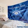Custom Name Football Club Orenburg Emblem Printed Tapestry, for Bedroom,Livingroom, Dormitory, Large Wall Decor, Fabric Decor Fan Birthday Gifts