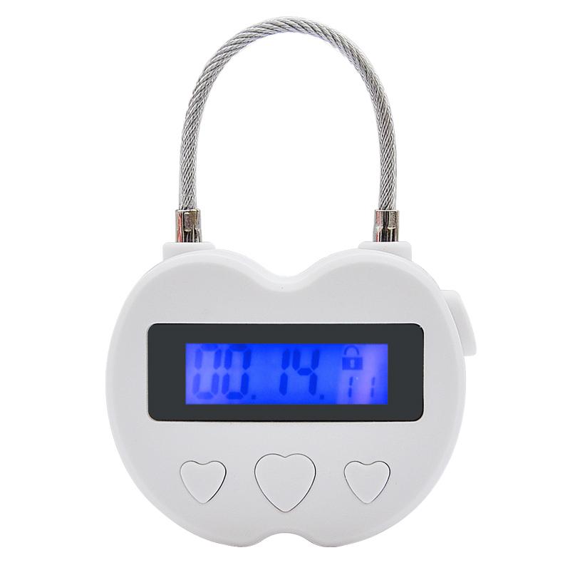 Electro Shock CB6000 Male Chastity Cage Ball Stretcher,Electric Shock Cock Cage Penis Ring, Timer Lock Chastity Belt Sex Toy