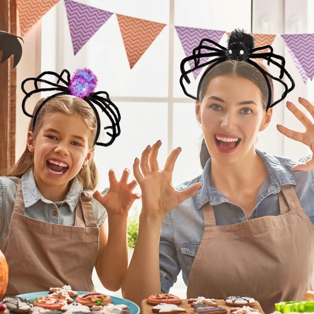 Langbeinige Spinne Halloween Spinnen Stirnband Kopfschmuck Halloween Haarbänder Kostümparty