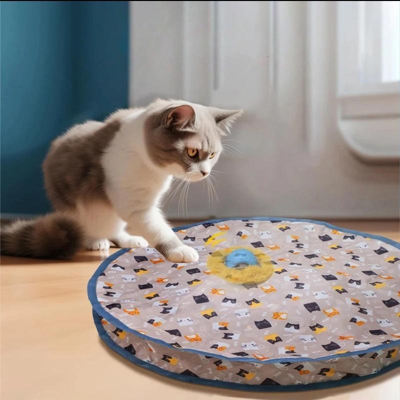 Interactive Cat Toy with 3 Modes New Cat Interactive Ball Toy  Auto on/Off Motion Activated Fun Hide & Seek Game for Cats Dogs