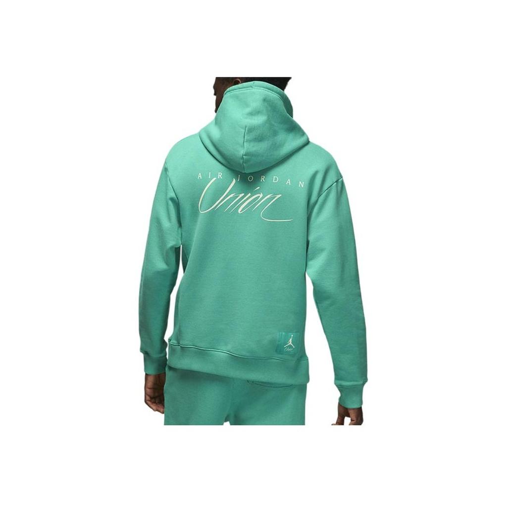 Jordan X Union MJ Fleece Hoodie (Asia Sizing) Kinetic Green/White Unisex Streetwear DV7335-348