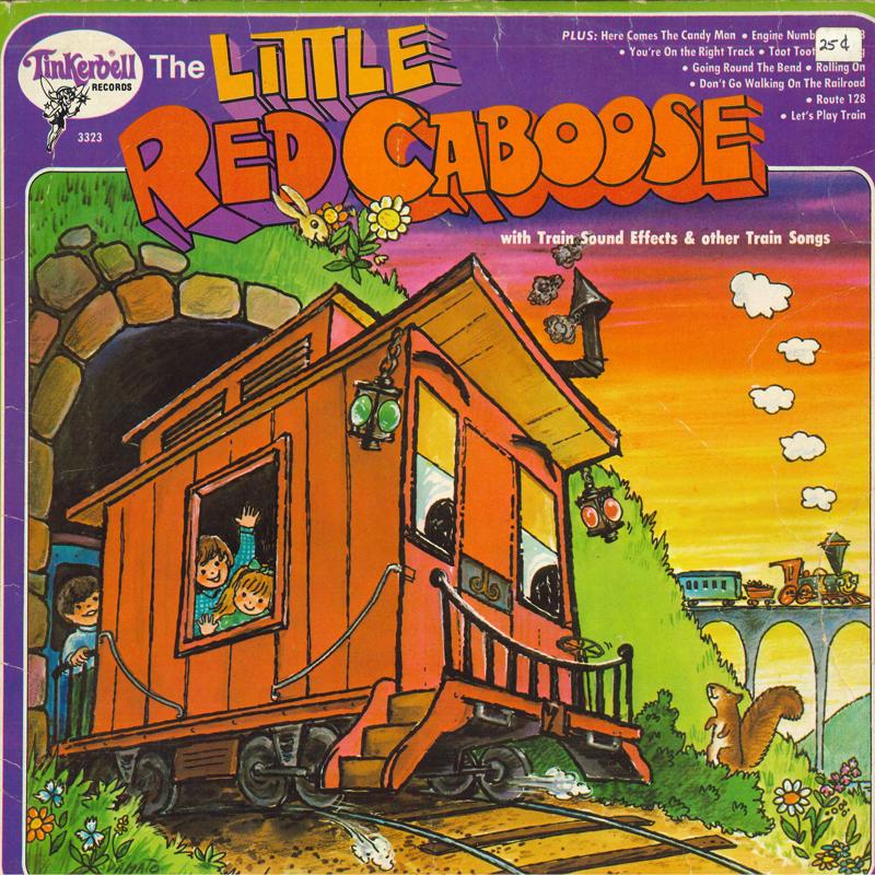 

LP Record VARIOUS - Little Red Caboose 3323 TINKERBELL Japan Children s Used