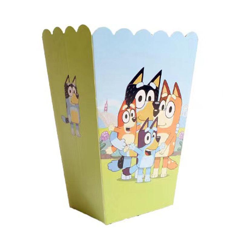 Bluey Birthday Party Supplies Disposable Tableware Set Cups Napkins Plates Hanging Swirls Banner For Boys Kids Party Decoration