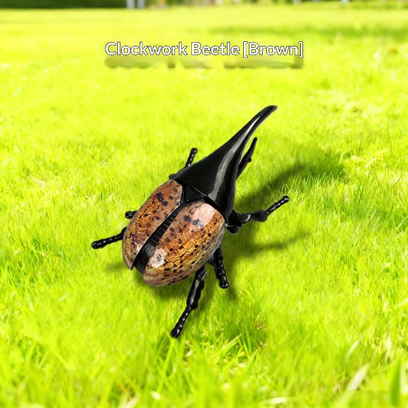 1/3Pcs Simulation Animals Home Desk Decoration Accessory Laser Dazzle Clockwork Big Beetle Model Unique Kids Gift Idea