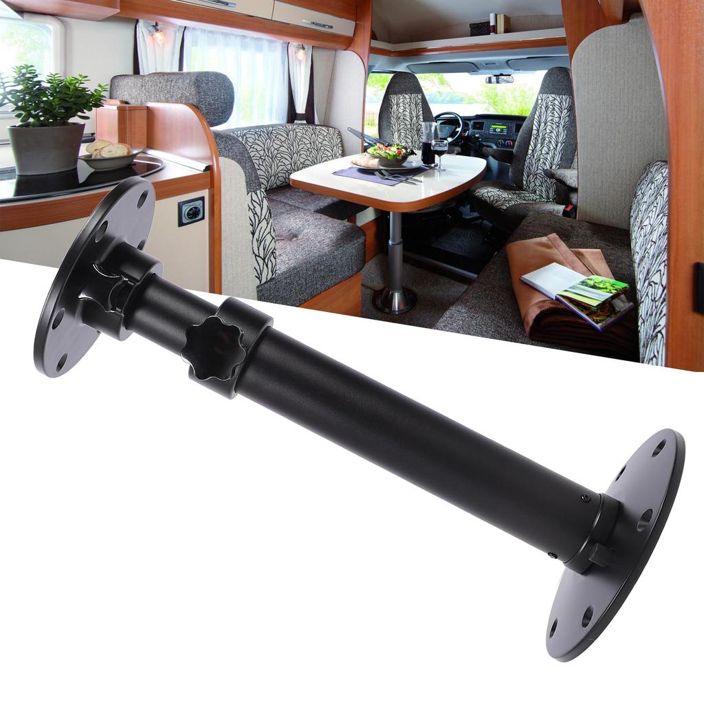 New RV Table Leg 18.11 To 27.76in Adjustable Aluminum Alloy Removable Table Base Mount for RV Campervan Boat Yacht Deck