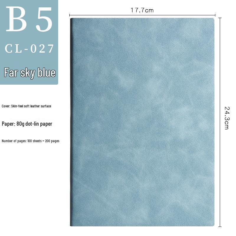 A5 Custom Logo Thickened B5 Diary with Buckle for Business Office