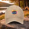 s Retro Cassette Tape Print Baseball Cap  Lightweight Washed Duckbill Unisex Hat for Unisex  Women