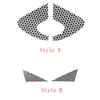 Para SEAT Leon MK2 2008-2012 pegatinas para ventanilla trasera de cuarto - diseño de panal Adhesivo de moldura Accesorios para coche