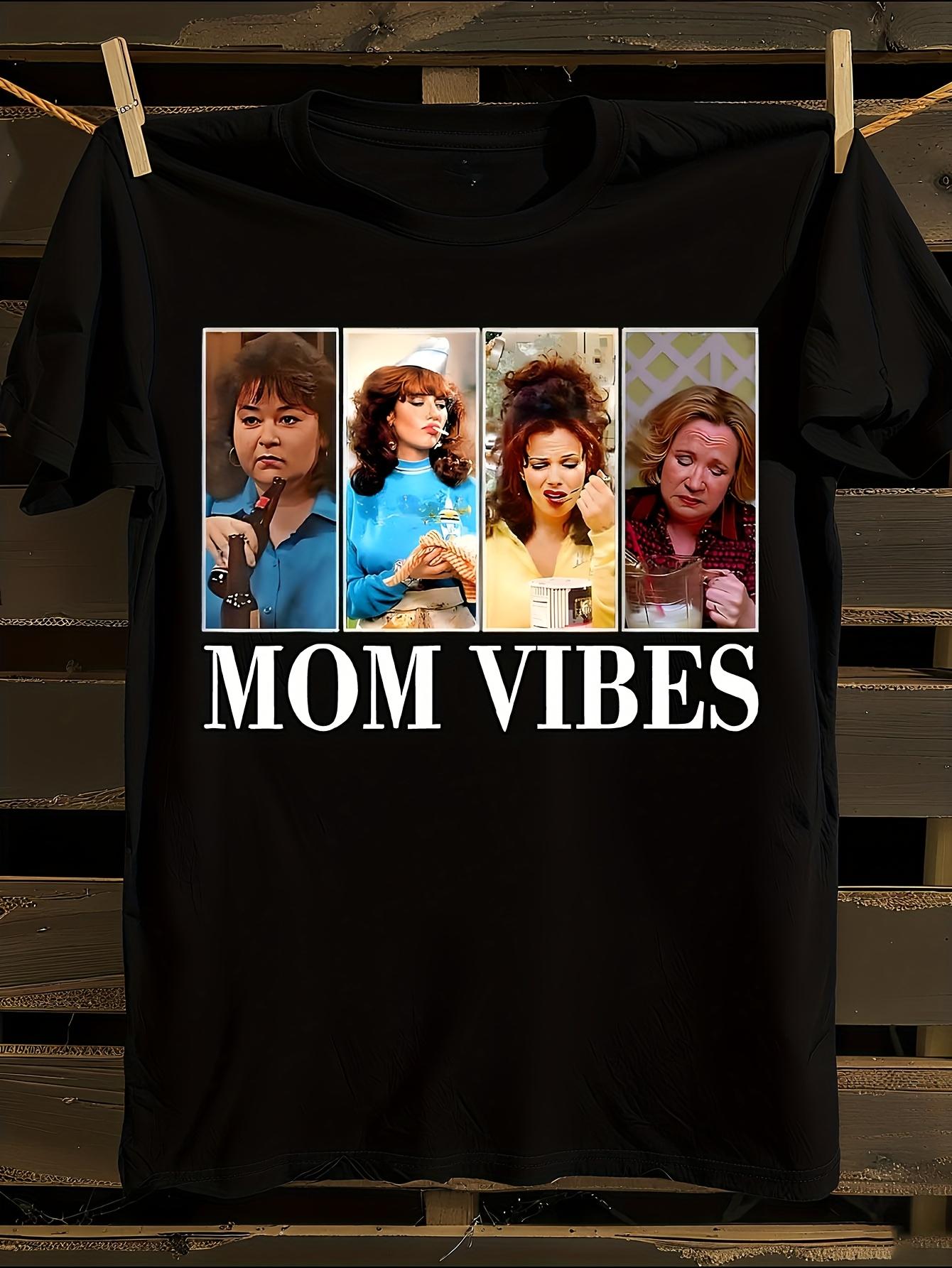 Mom Vibes Print T-shirt M