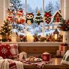 Felt Christmas Banner Decorations Party Flags  Reindeer Foxes Owls Christmas Trees Pinecones Snowhouse Patterns Holiday Decora