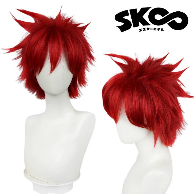 Sk8 The Infinity Kyan Reki Cosplay Wig High-quality Red Hairpiece For Cosplayers