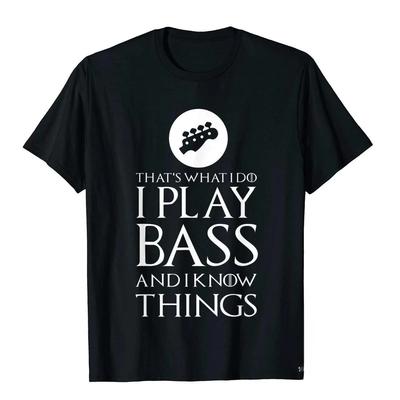 Graphic T Shirts I Play Bass Funny Bass Guitar T Shirt Gift Tee Tops T Shirt Discount Comfortable Tight Men Summer Clothes