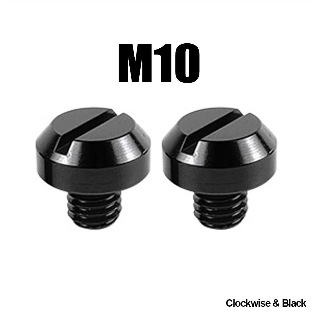 2Pcs Motorcycle M8 M10 CNC Aluminum M8 Rear View Mirror Hole Plugs Screws Rearview Mirror Anti-Rust Holder