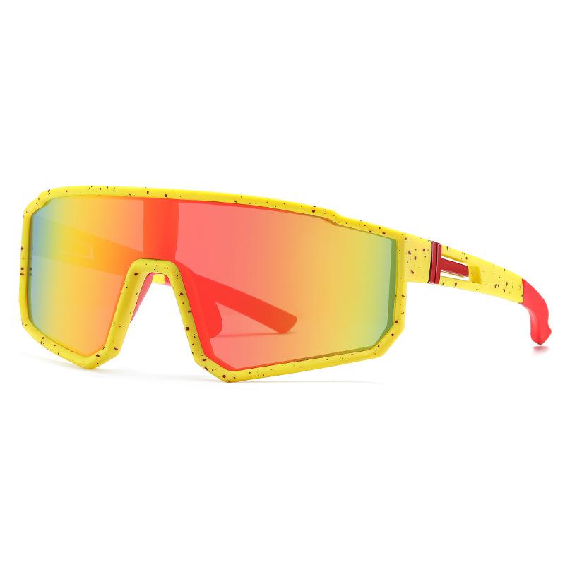 Cycling glasses men's and women's colorful fashion polarized sunglasses windproof color-changing glasses mountain climbing
