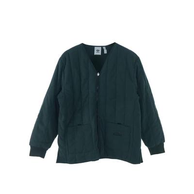 Originals Solid Color V-Neck Zipper Warm Long Sleeve Jacket Men Jackets GD9282