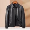 Antonio Men's Premium Sheepskin Leather Jacket with Silk Lining