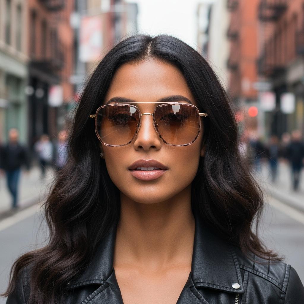 New Vintage Metal Frame Square Sunglasses Women Men Rectangle Sun Glasses Female Eyewear Sunglasses for Male Female Eyeglasses