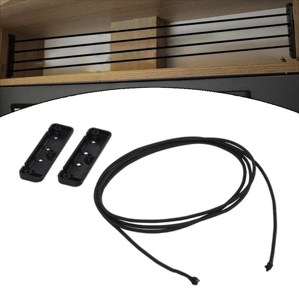 1 Set Car RV Cabinet Cargo Net Organizer Cargo Luggage Elastic Mesh Racks Fence Rear Cabinet Cargo Anti Fall Baffle Storage