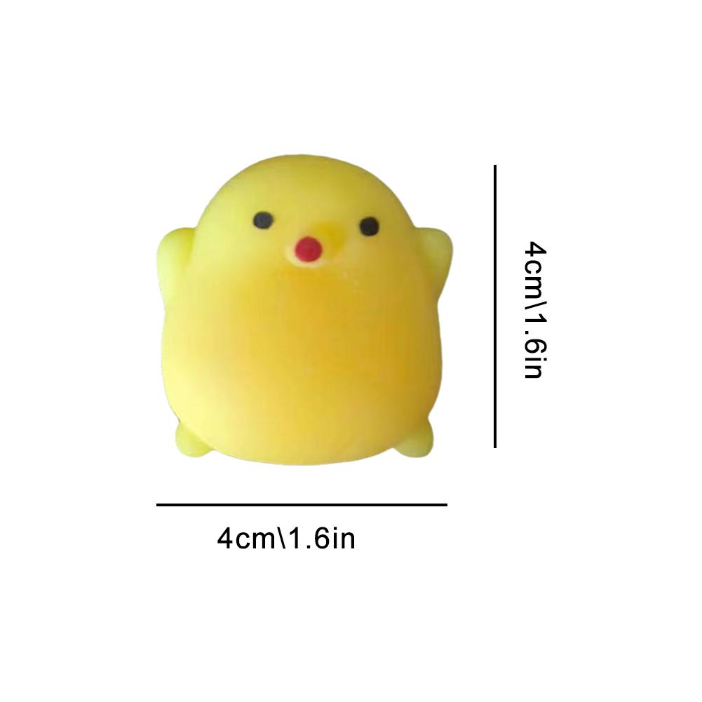 Chick Squeeze Toy Slow Rebound Soft TPR Stress Anxiety Animal Relief Chicken Portable Adults Ye Z6Z1