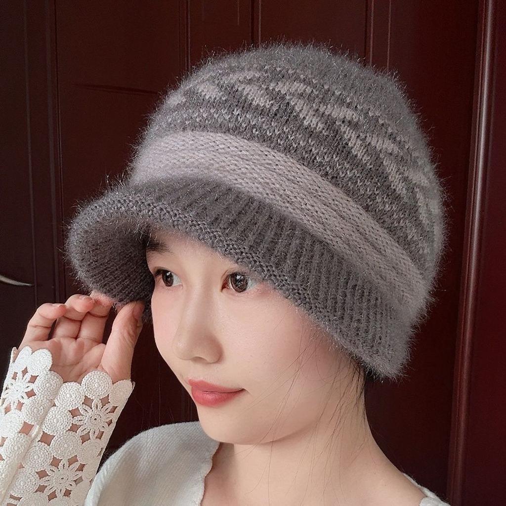 New Autumn/winter Double-layer Thickened Knit Beanie - Extra Warm Hat for Moms