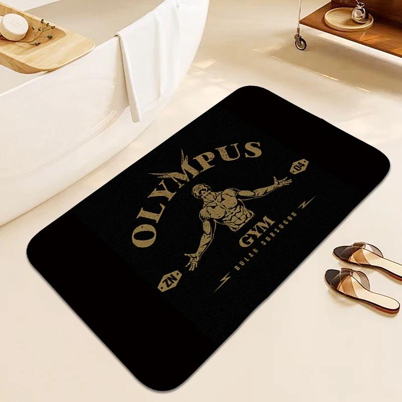 Gym Carpet for Bedroom Floor Mats Front Door Soft Living Room Funny Doormat Bathroom Hallway Sleeping Room Rug Aesthetic