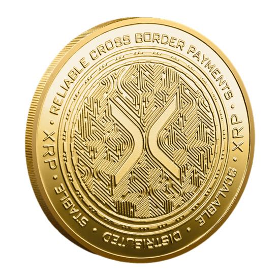 

Памятная монета XRP Coin Символ финансовых инноваций Монета XRP Ethereum, выделяющая ведущие цифровые монеты Подарок для энтузиастов Образовательный 1pc золотистый