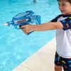 Electric Water Gun Toy Kids Water Squirt Gun with Lights and Sound Automatic Continuous Firing Watergun Beach Pool Outdoor Toy