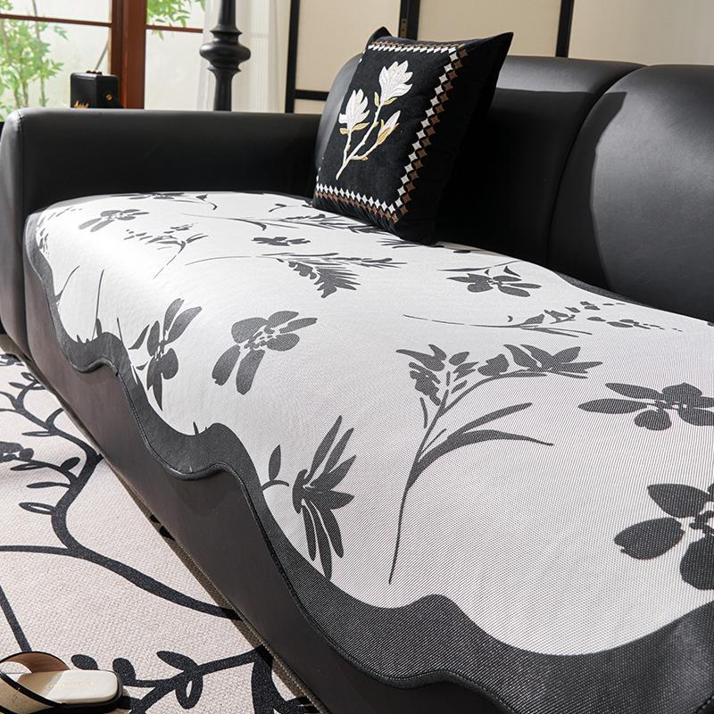 Summer Irregular Shaped Sofa Cushion Non-Slip Sofa Summer Mat High-Grade Sofa Cover Towel Anti-Scratching