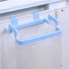 Plastic Door Back Garbage Bag Rack Kitchen Cabinet Door Rear Cloth Hanger Storage Hook Bracket Kitchen Storage Racks Holders 2