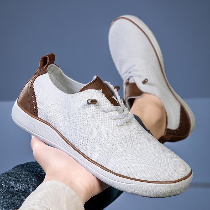 Fashion Men's wide shoes, large size casual shoes, suitable for people with fat feet wide feet, soft and light walking shoes