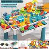 Multifunctional Large Particle Building Block Table for Kids: Educational Toy for Boys, Girls, and Babies