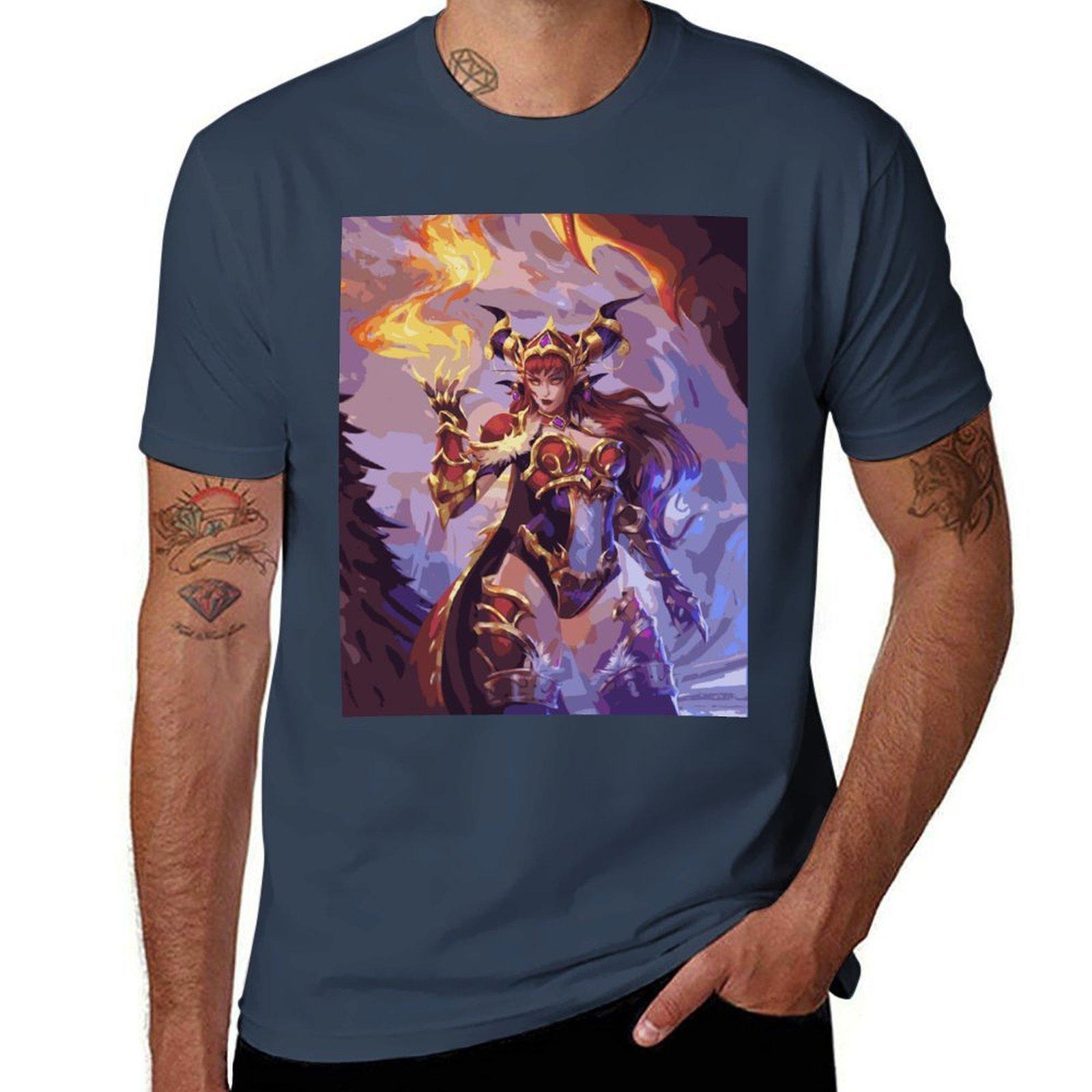 Alexstrasza From Wow Dragonflight Tshirt Plus Size Nonshrink Tshirt S