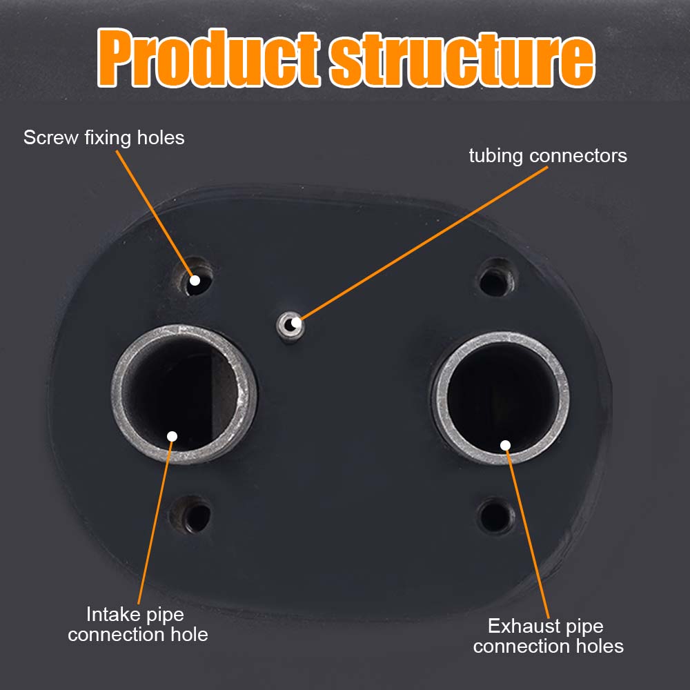 1/2/4/8PCS Black Heater Gasket Base, Suitable For Eberspacher Airtronic D2 D4 Webasto Air Top 2000 Diesel Parking Heater