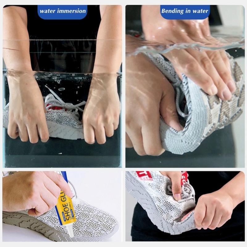 60ml Adeziv Puternic pentru Repararea Pantofilor cu Uscare Rapidă Etanșant Universal Impermeabil Adeziv pentru Pantofi Instrument Profesional pentru Repararea Pantofarului 1/2/3 buc