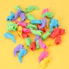 5/10/20PCS Cute Fish Shaped Pencil Grips Kids Ergonomic Writing Aid Handwriting Correction Tool Soft Silicone Pen Holders