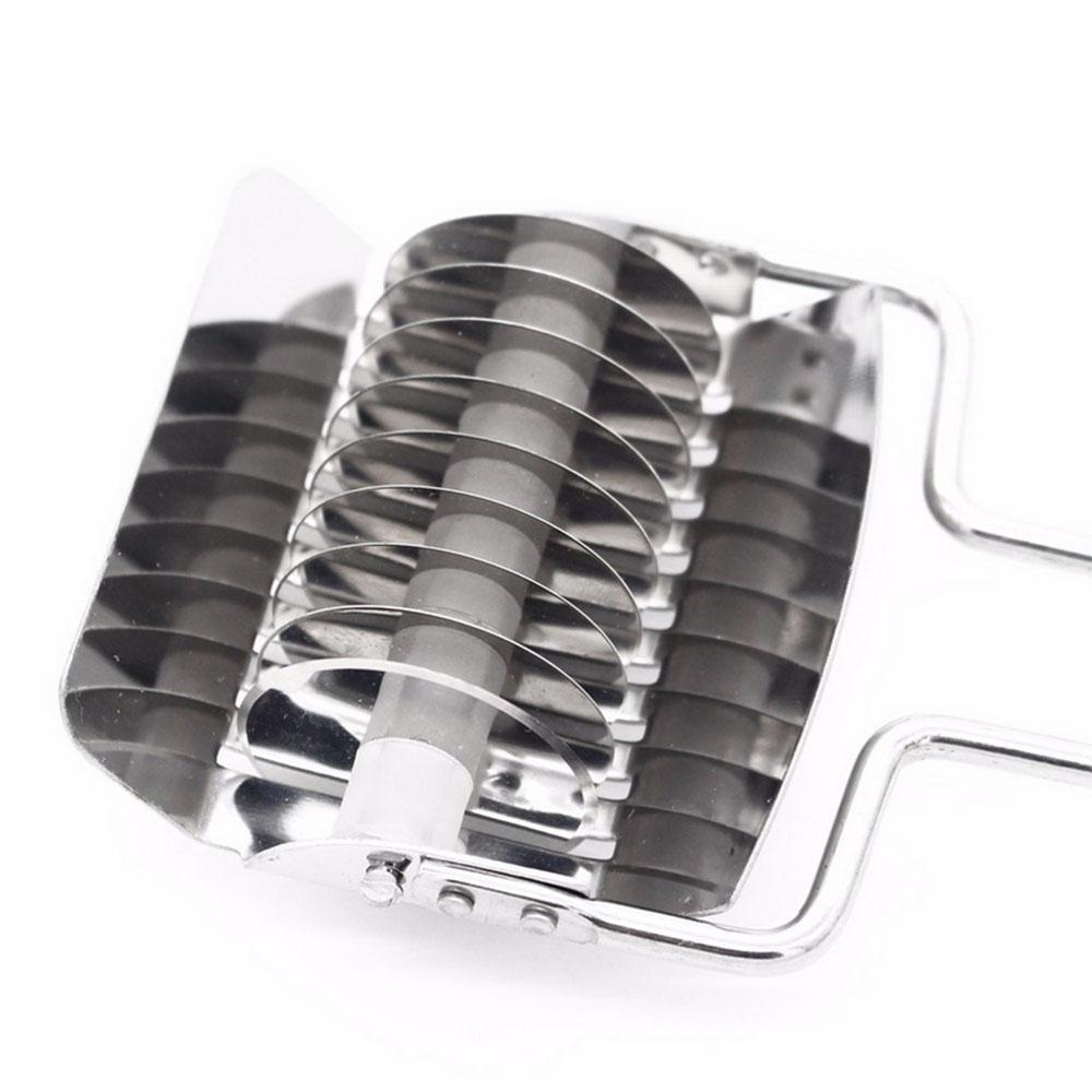 Multifunction Stainless Steel Pasta Wheel Cutter - Herb Mincer & Onion Chopper
