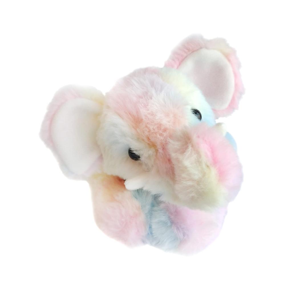 AQUA Plush Toy Elephant Mini Rainbow (Fabric pattern is random cannot be specified)